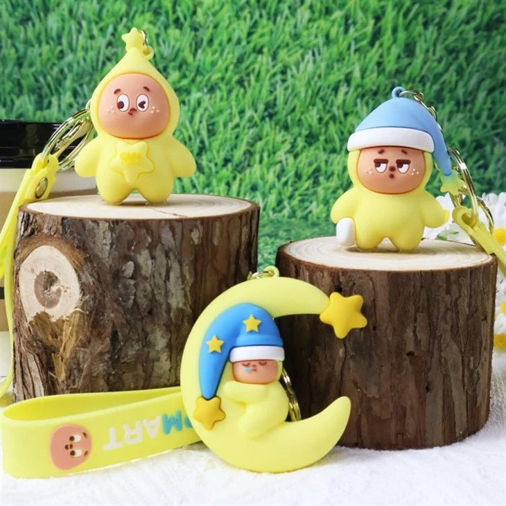 Silicone Cartoon Keychain factory