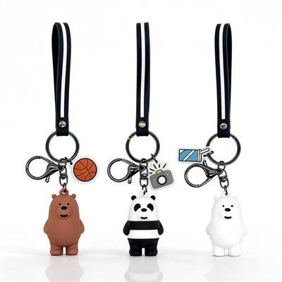Karikatūra Bear Keychain